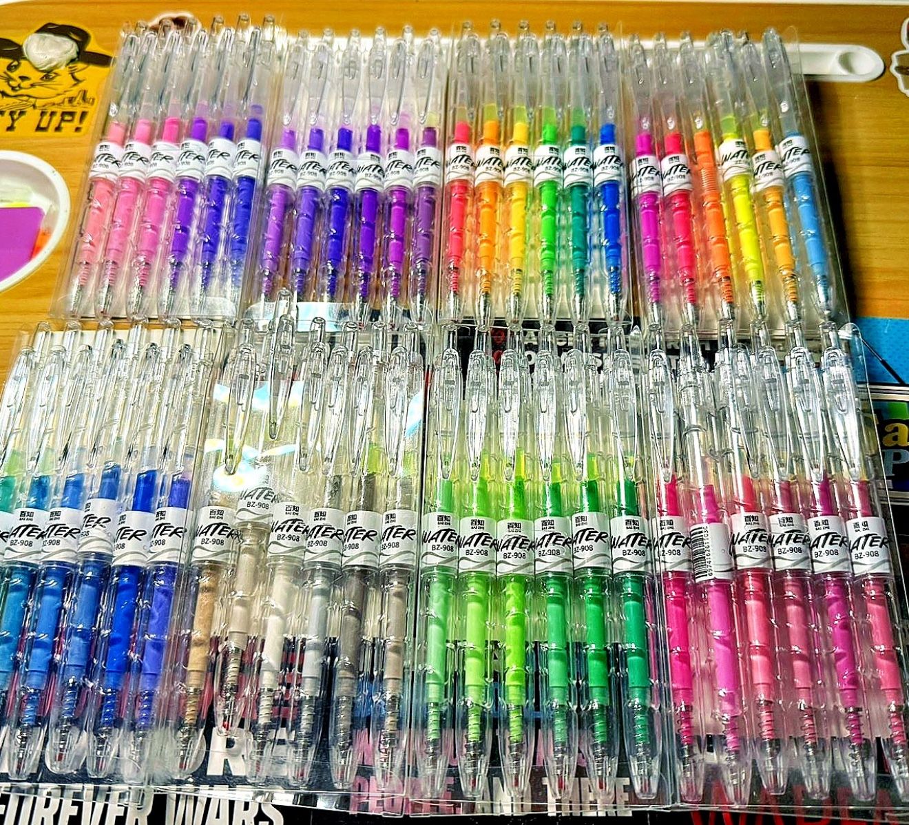 48 Clicker Colors Acrylic Paint Gel Pen