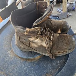 Red Wing Steal Toe Work Boots Suze 10 Used