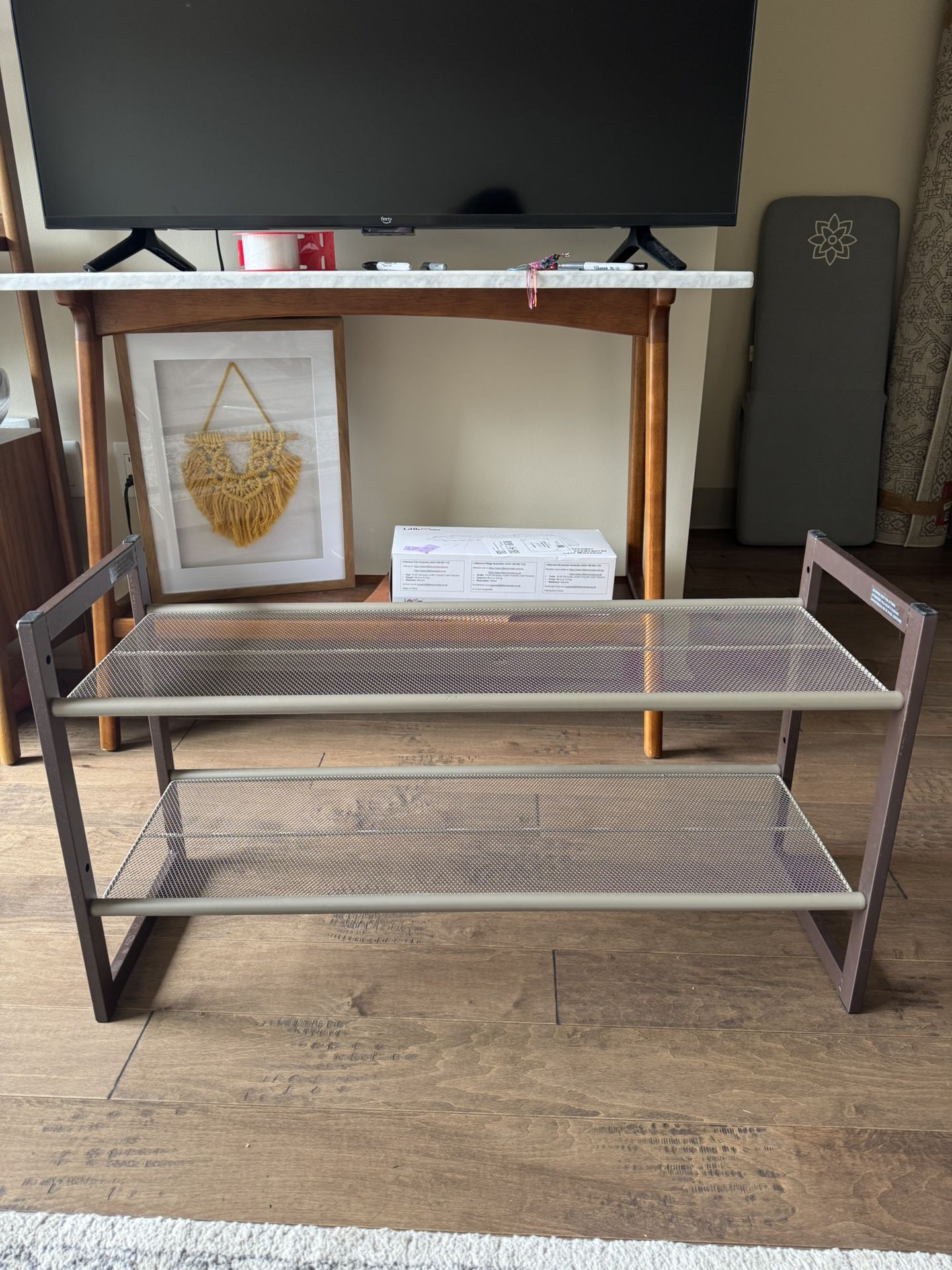 Two Tier Shoe Rack 12 Pairs
