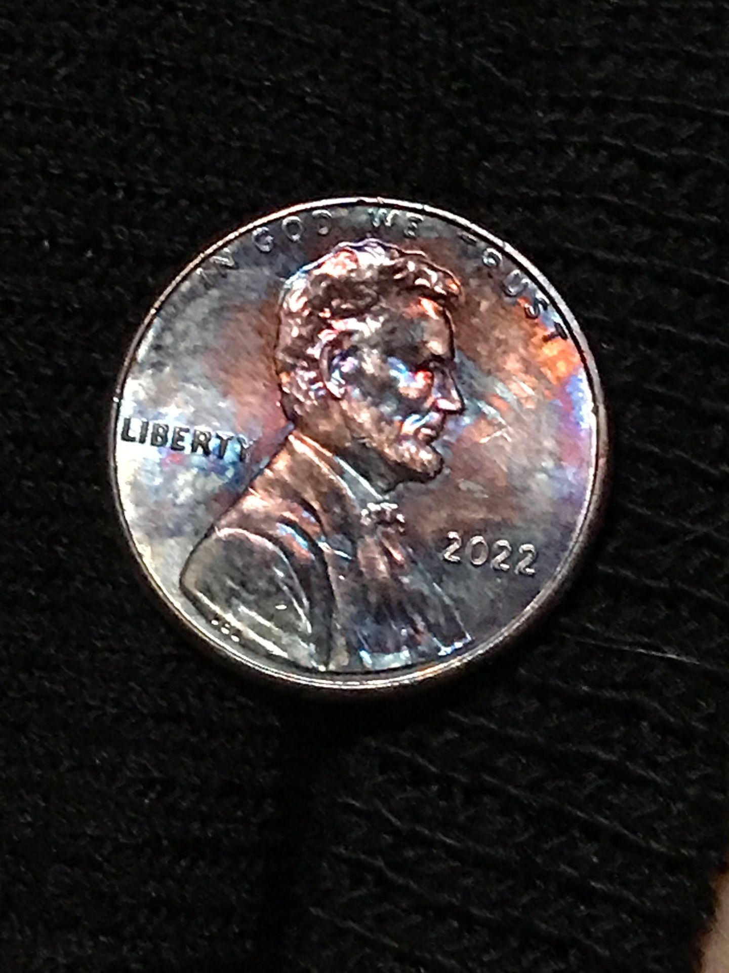 2022 Lincoln One Cent Penny Doubled And Toned