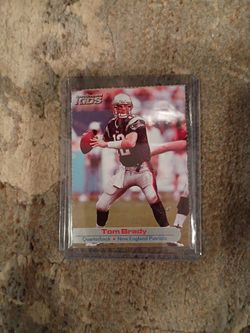 Vintage Tom Brady Football Card