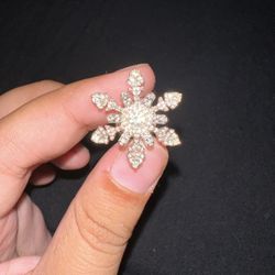 Shein Snow flake Brooch