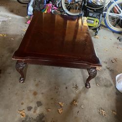 Dark Wood Table 