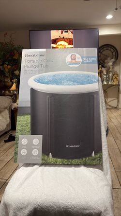 Brookstone Portable Cold Plunge Tub new