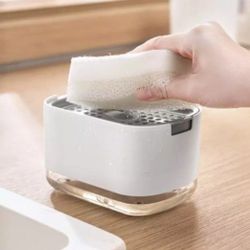 Kitchen and Bathroom Soap Dispenser  and Sponge Holder