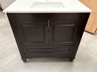 $279 Special Price Bathroom Vanity Cabinet 36 inch  With Countertop and sink