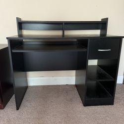 Black Office Desk