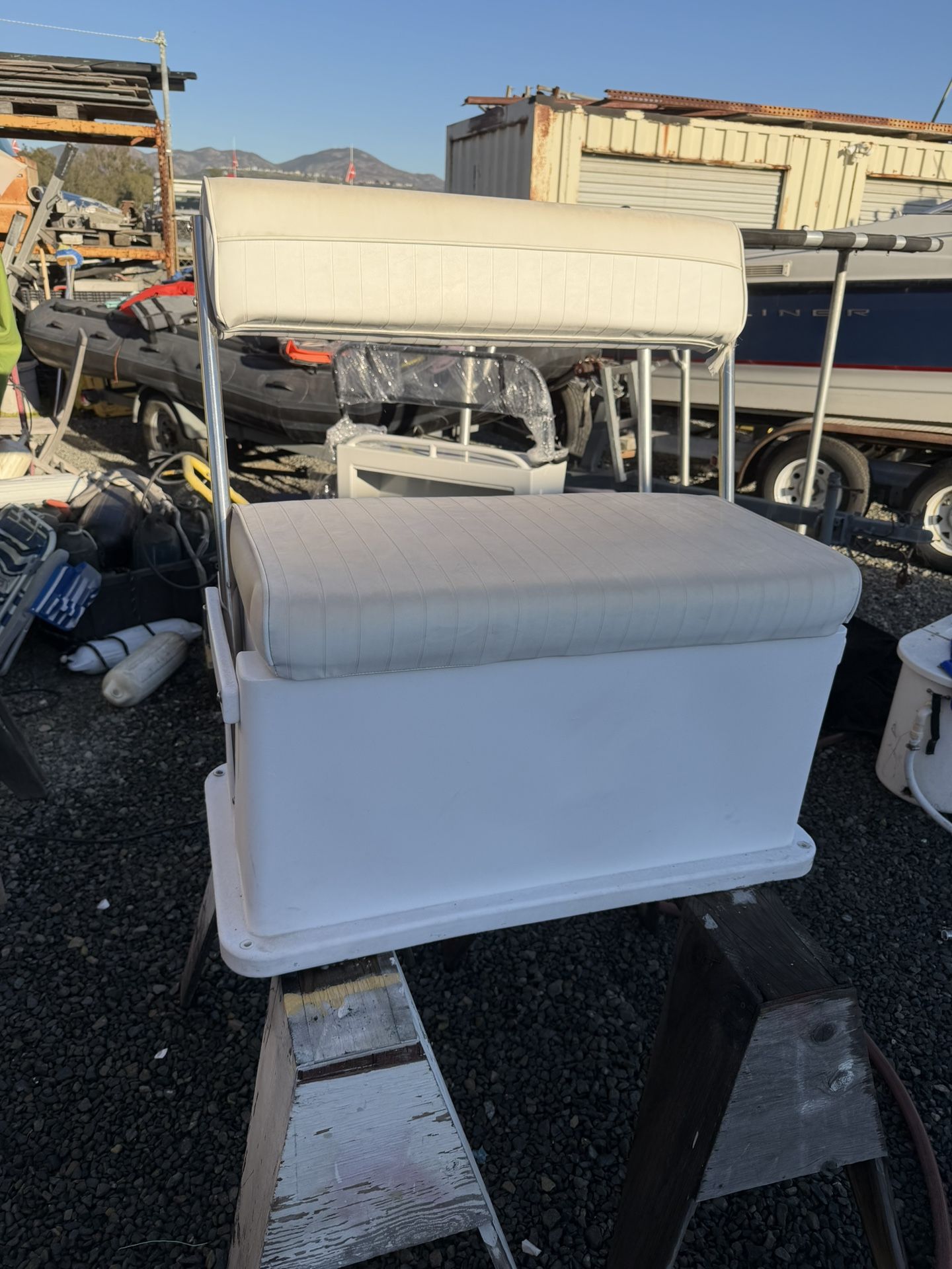 Boat Flip Back Seat Cooler