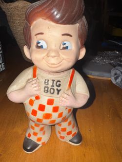 Vintage Bob's Big Boy Rubber Squeeze Toy Figure