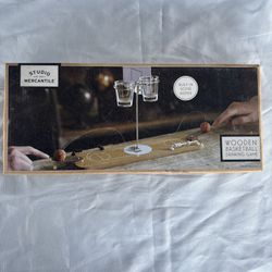 Wooden Basketball Drinking Game