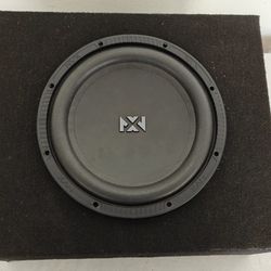 NVX 10" Sub In Wedge Box