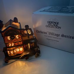 Dept 56 Dickens Heritage Village Lighted East Indies Trading Co, 58302, 1997, w/ Box & Packaging