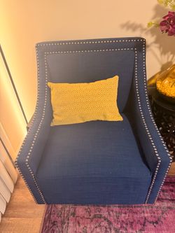 Navy Blue Accent Chair