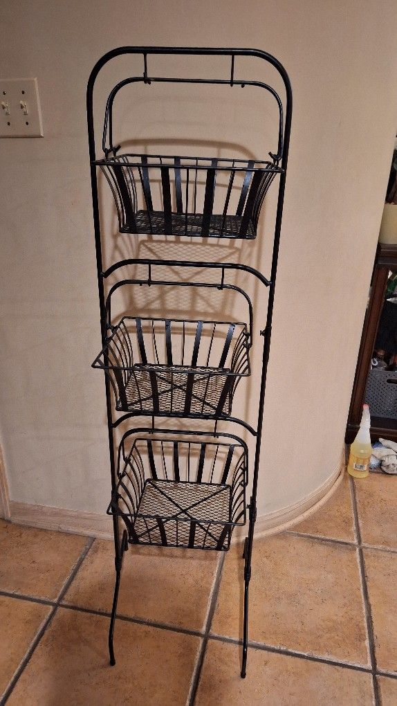 3 Tier Fruit Basket Stand