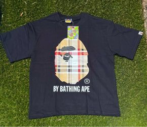 Bape x Burberry Collab Tee Size Medium