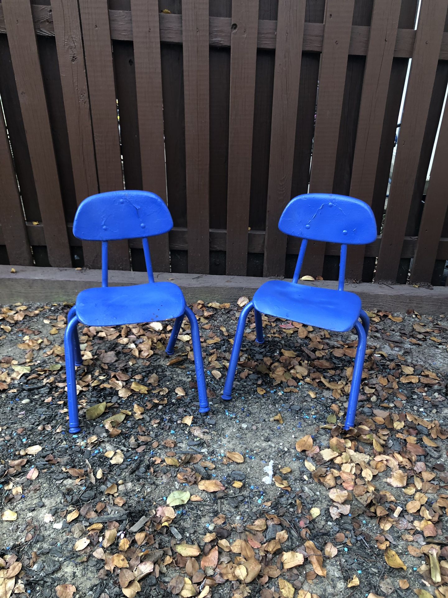 Two cute kids chairs