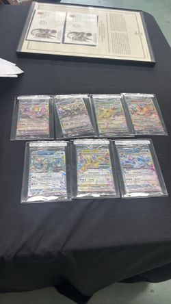 Prismatic eeveelotions stamped set