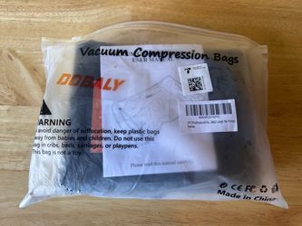 2pc Vacuum Compression Bags