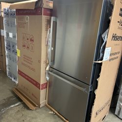 New Hisense bottom Freezer Refrigerator 