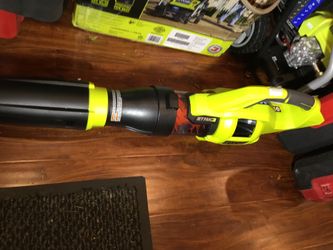 Ryobi 40V CordlessJet-Fan Blower! Like new, only 45 this weekend (Sat) Only 💸💸☀️☀️⌛️⌛️