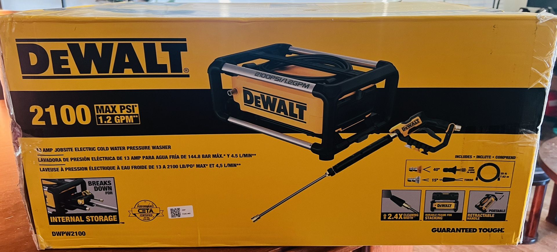 DeWalt Pressure Washer