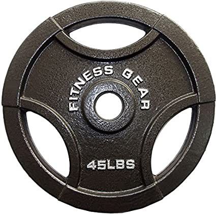 New Olympic Cast Iron 45 lb Weight Plates