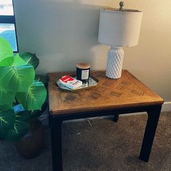 Wood Side Table