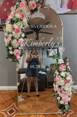 Wedding/ quince entrance mirror - espejo para entrada de boda/ Quincenera