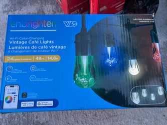 Enbrighten Vibe Wi-Fi Color Changing Vintage String Lights