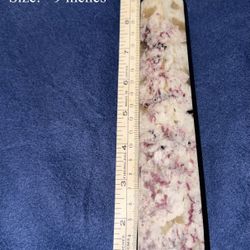 Rare Pink Tourmaline -in Quartz Tower 9"