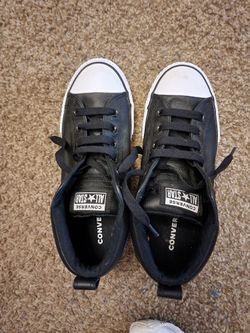 Converse All Star Black With White Sneakers Size 5