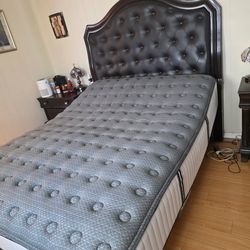 Bed frame and mattress