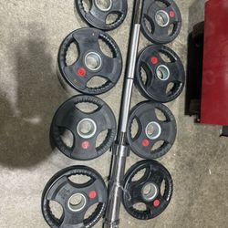 5 Foot Olympic Weight Bar Set