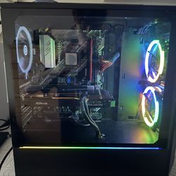 Custom Gaming PC – Ryzen 5, RX 6600, 16GB RAM, NVMe SSD, Very Lightly Used 