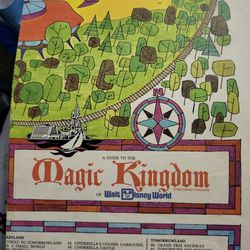 Vintage Walt Disney World Map