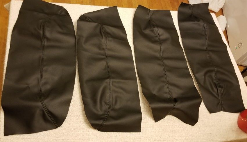 2004-2006 Scion xB Katzkin Leather Door Panel Inserts Black