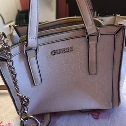 White GUESS Shoulder Bag