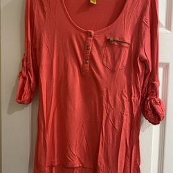 Nice Salmon Colored Top