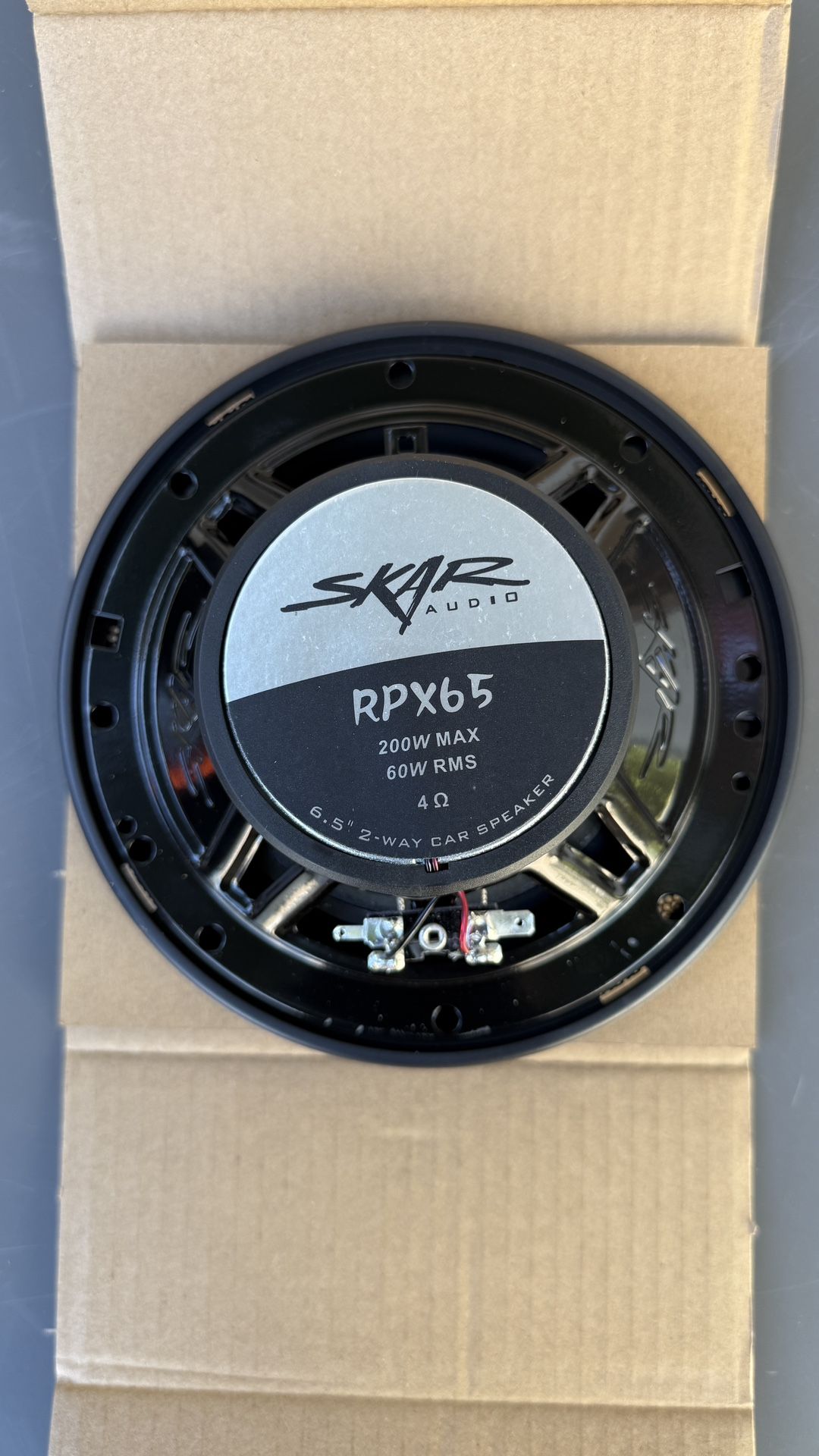 Skar Audio RPX65 6.5” 2-Way Coaxial Car Speaker – 200W Max / 60W RMS – Single