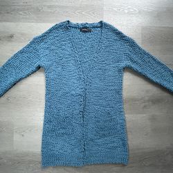 MEROKEETY Chunky Knit Sweater Open Cardigan