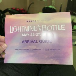 Lightning In A Bottle 5-day GA ticket