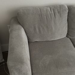 🛋️ Modern Charcoal Grey Sofa – 81” | Excellent Condition
