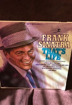 Frank Sinatra vinyl that’s life