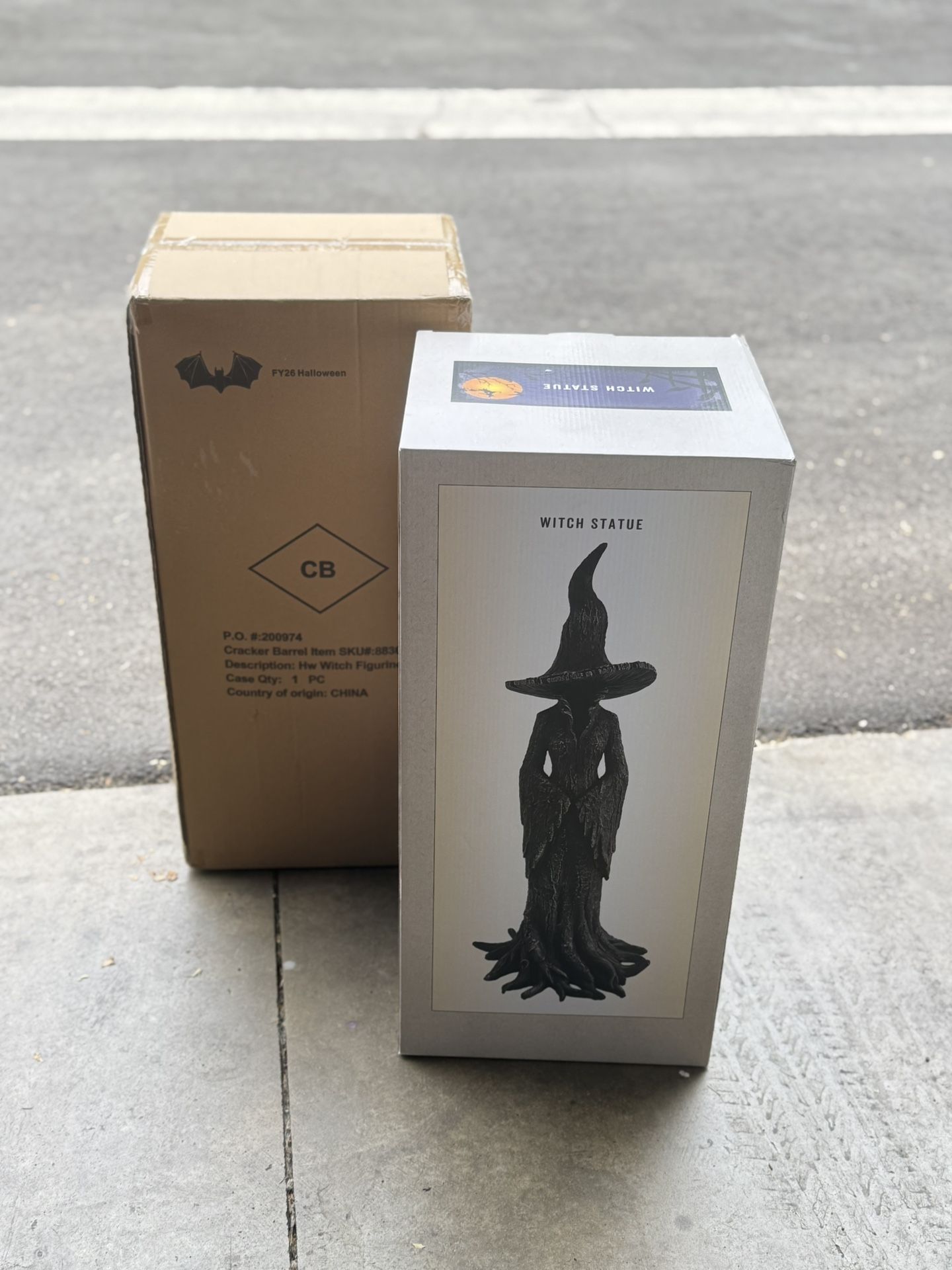 Cracker Barrel Witch Statue 2025 *Code Orange*