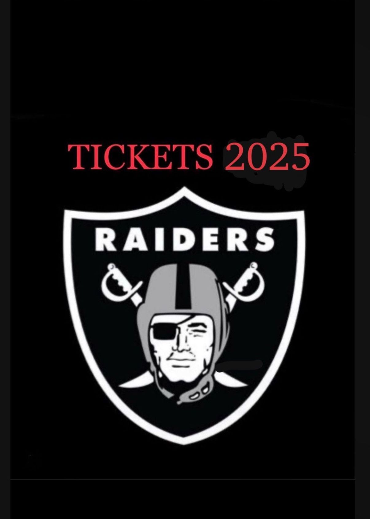 Raiders Tickets  2025