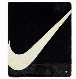 Nike Swoosh Faux Fur Blanket