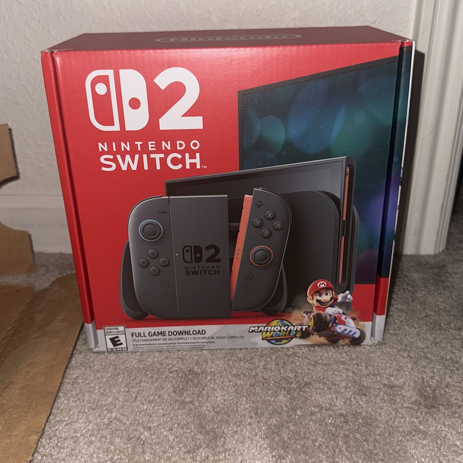 Nintendo Switch 2 Mario Kart World Bundle New