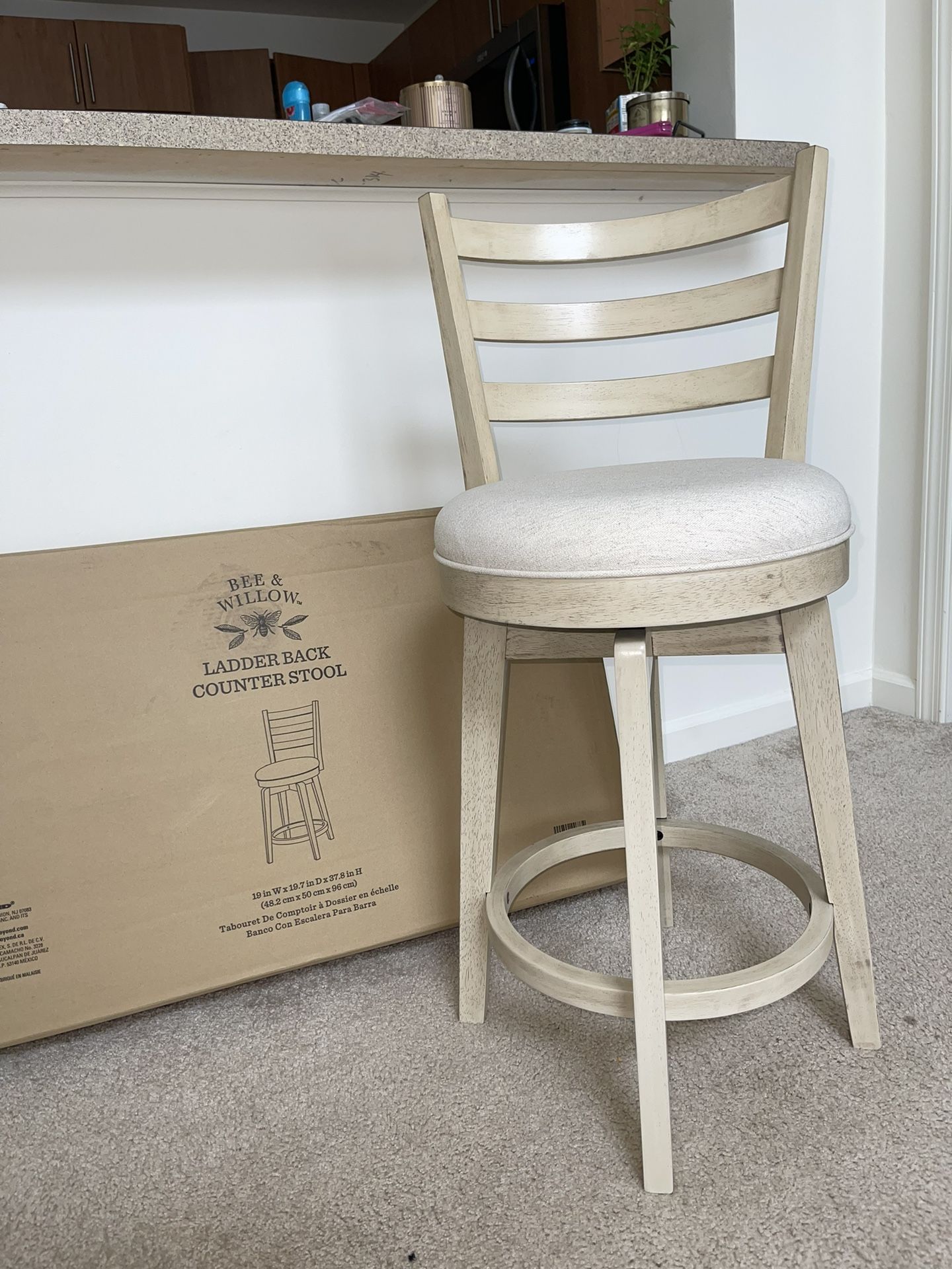 Bee & willow online home ladder back stool