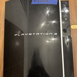 500gb Fat PS3 (Fresh Thermal paste and pads, Digital only)