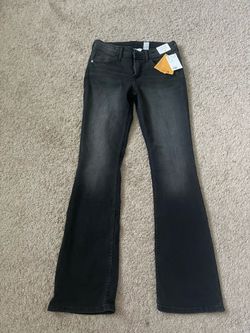 Black Flared Leg jeans(Low waisted)